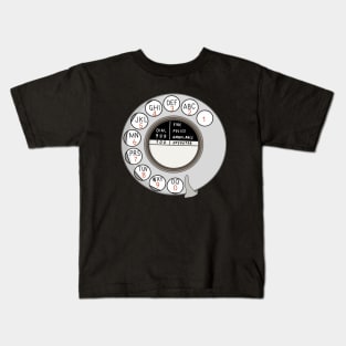 Rotary dial phone Kids T-Shirt